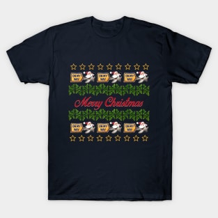 Funny & Ugly Christmas Sweater Print #1 T-Shirt